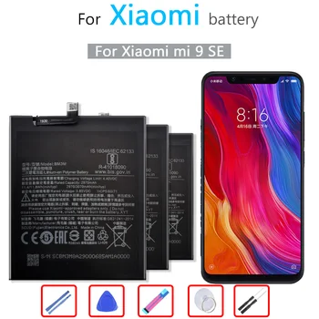 100% НОВЫЙ Аккумулятор BM3M Для Xiaomi Mi9 SE Mi 9 SE 3070 мАч Высокой Емкости Аккумуляторная Батарея Для Замены Телефона Akku + Инструменты