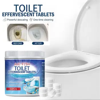 10шт туалет таблетки для очистки удаляет пятна мочи устранить запах, туалет таблеток многофункциональный очиститель туалет кухня таблетки