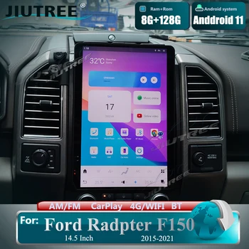 14,4-дюймовое автомобильное радио Android для Ford Radpter F150 2015 2016-2021 Стерео Беспроводное головное устройство Carplay GPS Навигация Мультимедиа