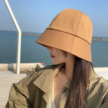 2023 Весенне-осенняя шляпа в корейском стиле, женская летняя широкополая шляпа в японском стиле и известная в Интернете.