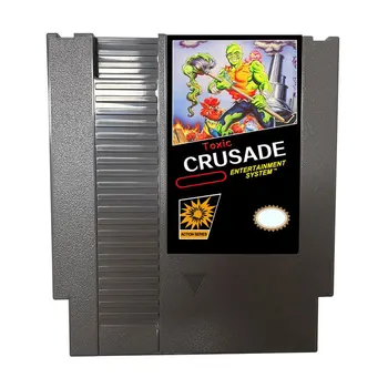 8-битная игровая карта с 72 контактами, картридж Toxic Crusade версии NTSC и Pal для видеоигр для NES