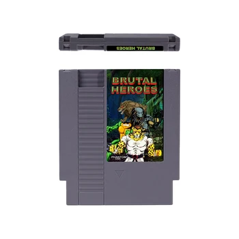 8-битный игровой картридж Brutal Heroes с 72 контактами для игровой консоли NES