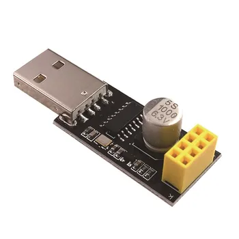 ESP01 Программирующий Адаптер UART GPIO0 ESP-01 Adaptater ESP8266 CH340G USB к ESP8266 Последовательному Беспроводному модулю Платы разработки Wifi