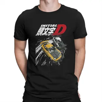 Initial D Mountain Drift Racing Tandem AE86 vs FD rx-7 Специальная футболка Уличная повседневная футболка Новинки для взрослых