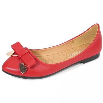 JIESHAO/ Женская модная обувь на плоской подошве с галстуком-бабочкой, повседневная обувь на плоской подошве с острым носком для девочек, большие размеры, дизайн, 36-42, 43, 44, 45, 46