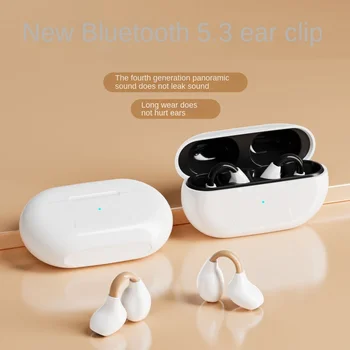 TWS-зажим для наушников, Bluetooth-гарнитура, беспроводное спортивное подвесное ухо, не входящее в ухо, проводящее кость 2023