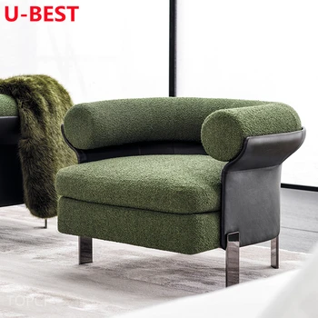 U-Лучший итальянский минималистичный дизайн-отель Villa Chair Design Moderne Стул Cadeira Шезлонги Silla Stuhl Гостиная Poltrona