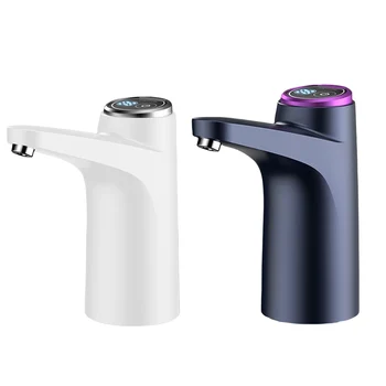 USB Электрический насос для питьевой воды Многофункциональные портативные помпы для бутылок с водой Безвкусная Малошумная работа для путешествий кемпинга