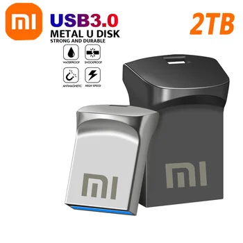 Xiaomi 2TB 3.0 Super Mini Metal Usb Flash Drive 1TB Pen Drive Высокоскоростная Карта Памяти 512GB U Disk Pendrive 3.0 Memoria Usb
