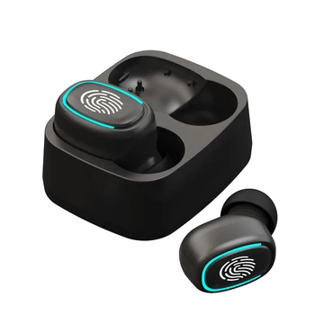 Беспроводная Bluetooth-гарнитура T1 Touch Light Mini Высококачественные Затычки для ушей от пота, стереогарнитура высокого качества HD, Универсальная гарнитура