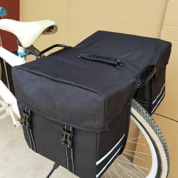 Велосипедная сумка большой емкости объемом 25 л с ручкой для переноски, велосипедная задняя сумка, велосипедный багаж для горного велосипеда