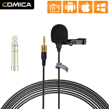 Всенаправленный петличный микрофон Comica CVM-M-O1, Нагрудный микрофон для Senn-heiser, Comica и других беспроводных микрофонов