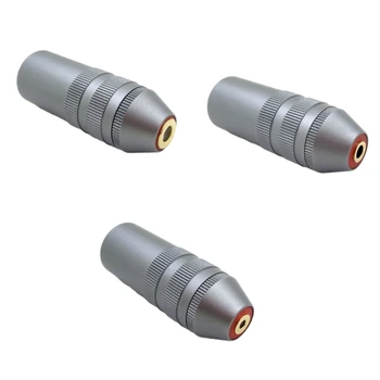 Высококачественный Адаптер для наушников от 4Pin до 2,5 мм / 3,5 мм / 4,4 мм Позолоченные Заглушки Металлические Корпуса для высокого качества звука A0NB