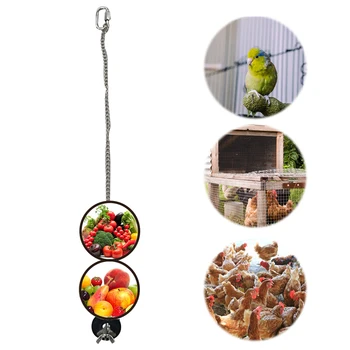 Держатель для овощей с попугаем, подвесная вилка, кормушка для домашних животных, птичья клетка, вилка для фруктов и кукурузы, игрушка