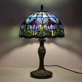 Европейский Ретро Прикроватный столик для спальни, Декоративная настольная лампа в виде тюльпана, Новое Европейское Свадебное украшение для дома