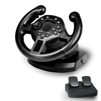 Игровое гоночное рулевое колесо для Ps3/Pc, Вибрационные джойстики рулевого колеса, пульт дистанционного управления, имитирующий контроллер вождения.