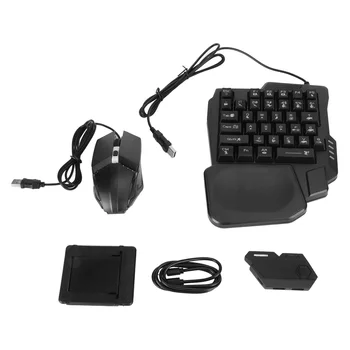 Игровой конвертер клавиатуры и мыши 4 в 1 Bluetooth 5.0 С низкой задержкой воспроизведения во время зарядки Набор конвертеров клавиатуры и мыши для мобильного телефона