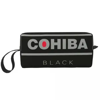 Изготовленные на заказ Кубинские сигары с логотипом Cohiba, дорожная косметичка, Женский органайзер для туалетных принадлежностей, женские сумки для хранения косметики, набор Dopp, футляр-коробка