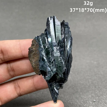 ЛУЧШЕЕ! 100% натуральный редкий бразильский вивианит (Голубая железная земля) образцы минералов камни и кристаллы целебные кристаллы кварц