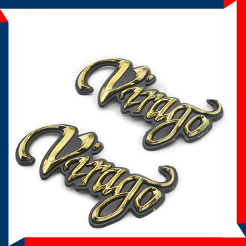 Мотоцикл 3D Virago Логотип Эмблема Украшения Наклейки Наклейка топливного бака для YAMAHA VIRAGO XV125 XV250 XV400 XV535 XV700