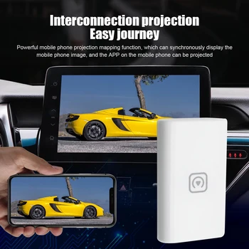 Мультимедийная Видеобокса Plug and Play CarPlay Box Портативный Беспроводной Адаптер Carplay USB Зеркальный Литой Экран для Android Auto CarPlay