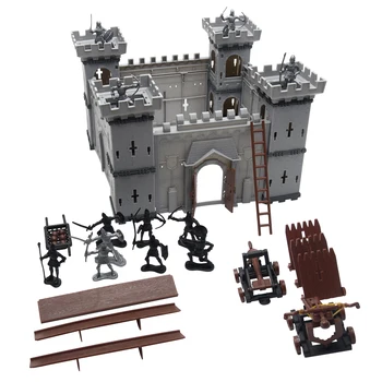 Набор аксессуаров для сборки моделей, подарки, Обучающий набор игрушек для игры в Рыцарский замок