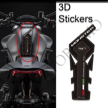 Наклейки на мотоцикл, Отличительные знаки, комплект для бензина, мазута, Наколенники, накладки на бак, захваты для Ducati Monster 937 2021 2022