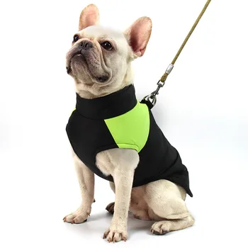 Одежда для собак нового стиля, осенне-зимняя одежда для собак, толстый зимний хлопчатобумажный жилет, хлопчатобумажная одежда для домашних животных, одежда для французского бульдога, костюм собаки