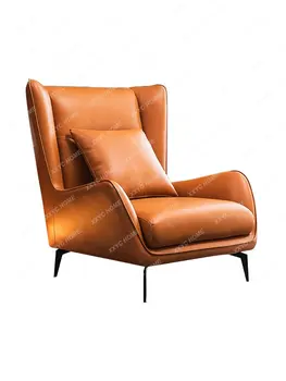 Одноместный диван-кресло, современное простое и легкое роскошное кресло с откидной спинкой, дизайнерское кресло-улитка для ленивого отдыха, гостиная
