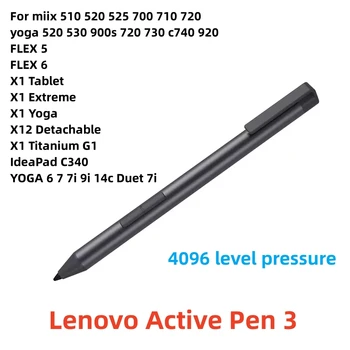Оригинальный Стилус для ноутбуков Lenovo MIIX 510 520 700 710 720 Yoga 900 s 530 730 C740 920 FLEX 5 FLEX 6 2в1 Active Pen 3