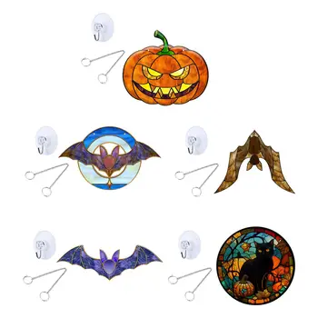 Подвесные украшения на Хэллоуин с цепочкой, подвесная красочная панель в помещении
