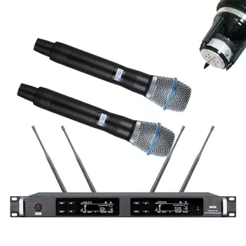 Профессиональная ULXD4D B87a Цифровая беспроводная микрофонная система Sure Axiet Конденсаторный Капсульный микрофон Beta87 с двойной ручной сценой