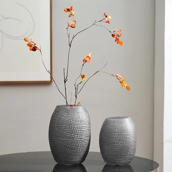 Современное украшение дома Стеклянная ваза для цветочной композиции Центральное украшение стола Декор гостиной Художественный горшок для растений Террариумные вазы