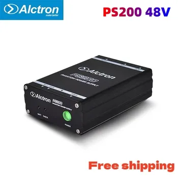 Фантомное питание Alctron PS200 48V для конденсаторного микрофона как от 9-вольтовой батареи, так и от 9-вольтового адаптера