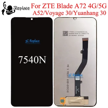 Черный Для ZTE Blade A72 4G 5G Blade A52 Voyage 30 Yuanhang 30 7540N Замена ЖК-дисплея С Сенсорным Экраном и Цифровым Преобразователем в сборе