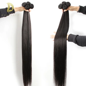 прямые пучки человеческих волос длиной 28 30 40 дюймов, бразильские пучки волос remy, влажные и волнистые, 3-4 пучка человеческих волос для наращивания