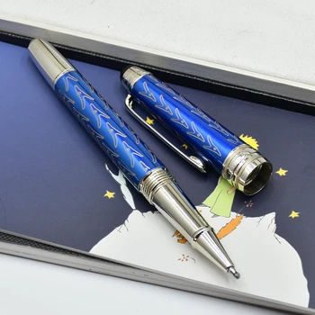 роскошный Маленький принц Синий 145 МБ Шариковая ручка / авторучка, канцелярские принадлежности, модные шариковые ручки для письма в подарок на день рождения